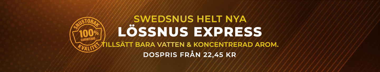 Svenskt Lössnus från 23,70 Kr per dosa