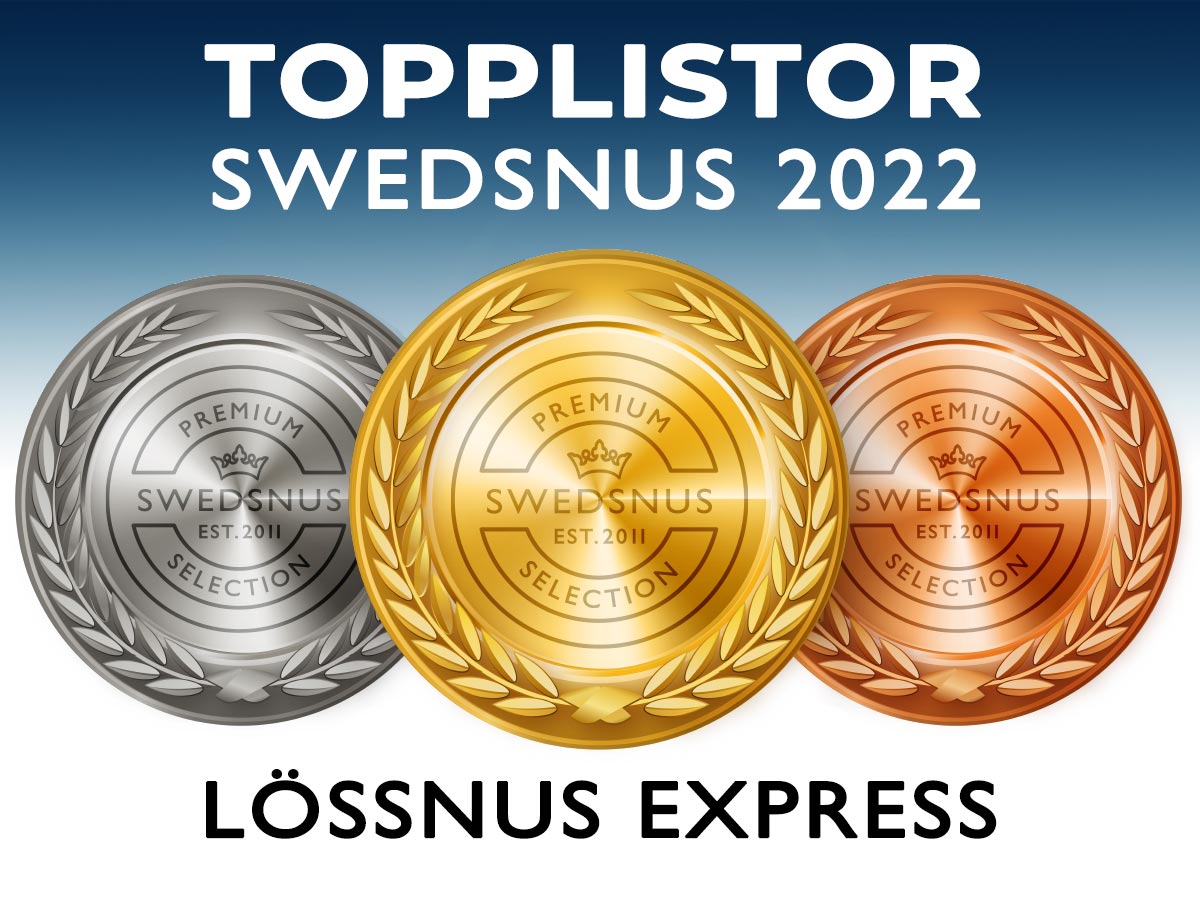 Swedsnus Lössnus Express Topplista 2022 - Billigt snus på nätet