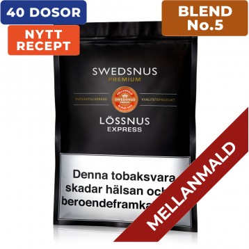 Lössnus 40 Dosor Blend No.5 Mellanmald Express Refill