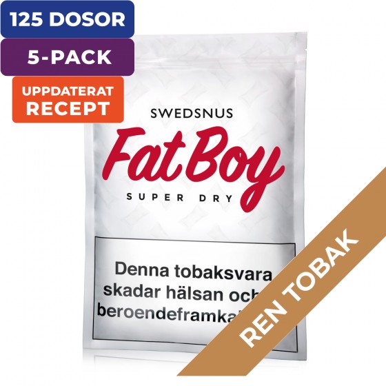 5-Pack Fat Boy 500 Snussats