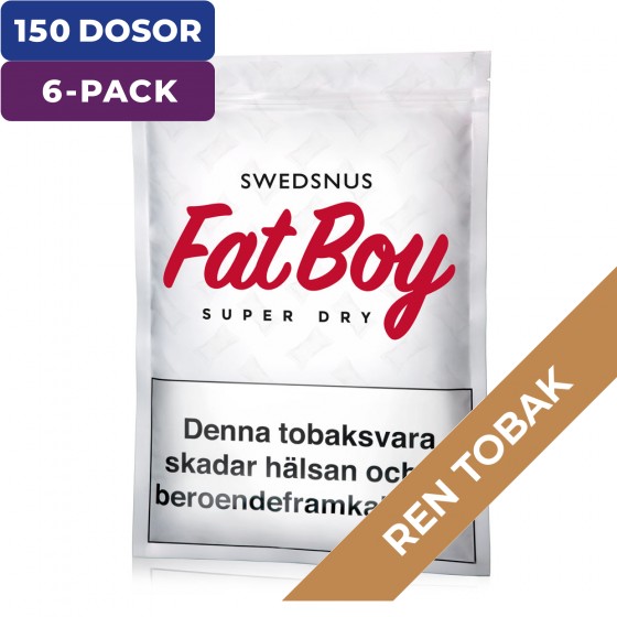 6-Pack Fat Boy 500 Snussats