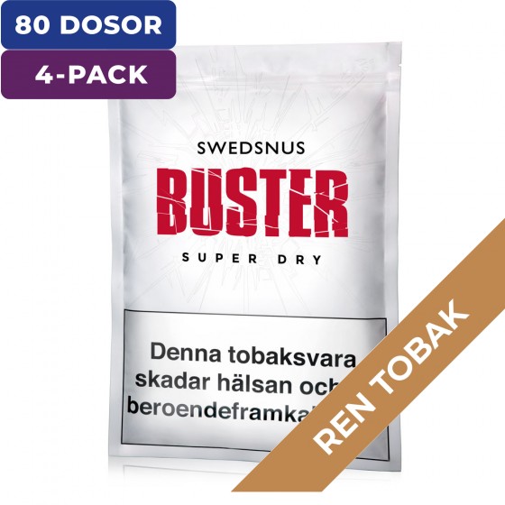 4-Pack Buster Snussats