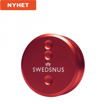 Swedsnus Metalldosa - Röd