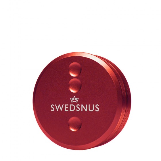 Swedsnus Metalldosa - Röd