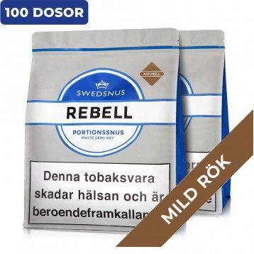 Rebell Naturell 2-Pack 1000 White Portion