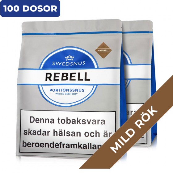 Rebell Naturell 2-Pack 1000 White Portion