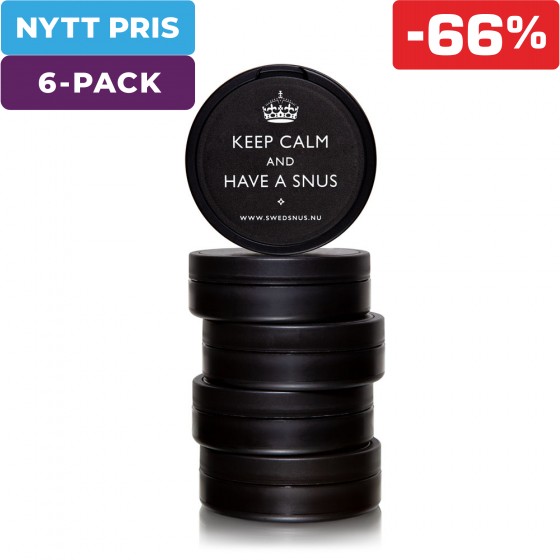 6 x Tomdosor 5-pack Keep Calm Portion
