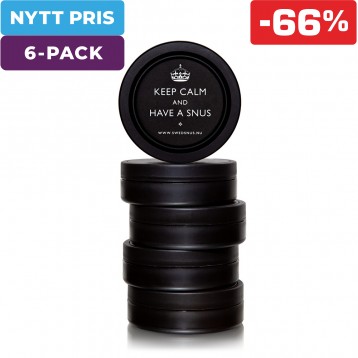 6 x Tomdosor 5-pack Keep Calm Lös