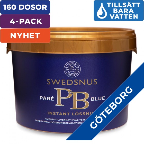 4-Pack Paré Blue 40 Dosor Lössnus Instant