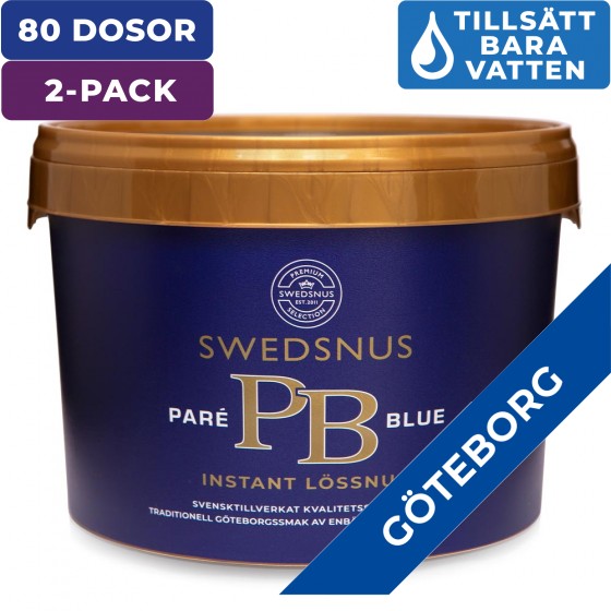 2-Pack Paré Blue 40 Dosor Lössnus Instant