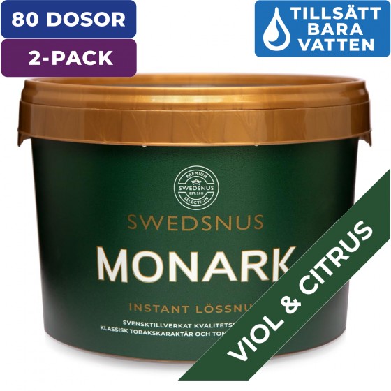 2-Pack Monark 40 Dosor Lössnus Instant