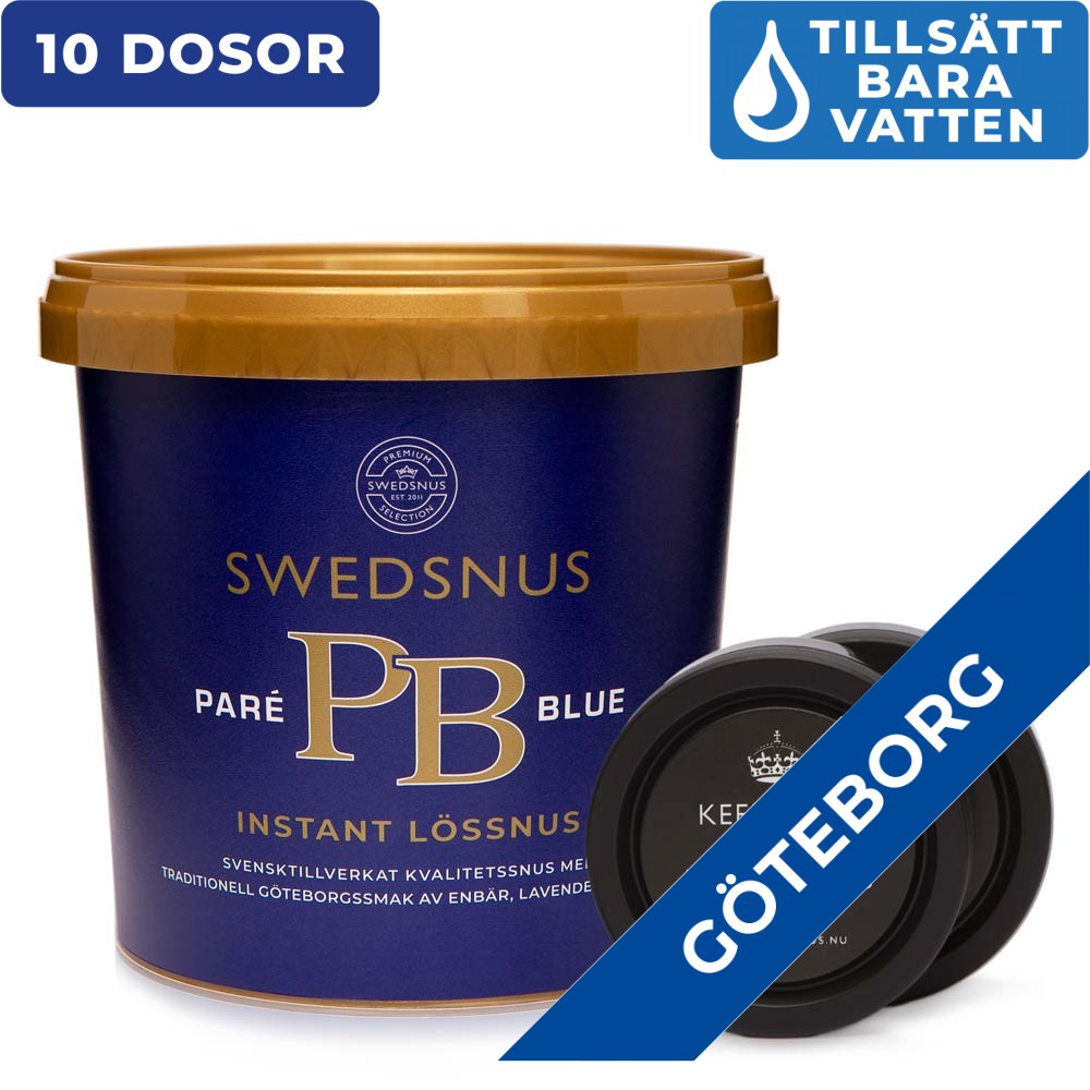 Paré Blue 10 Dosor Lössnus Instant Paré Blue 10 Dosor Lössnus Instant