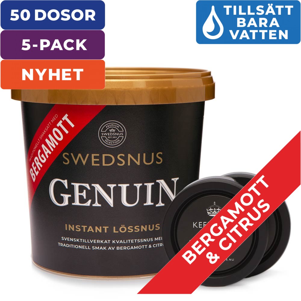 5-Pack Genuin 10 Dosor Lössnus Instant 5-Pack Genuin 10 Dosor Lössnus Instant