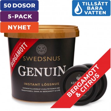 5-Pack Genuin 10 Dosor Lössnus Instant