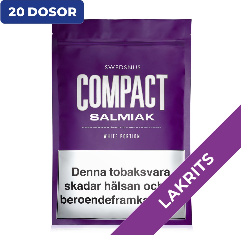 Salmiak Compact 400 White Portion Salmiak Compact 400 White Portion