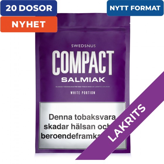 Salmiak Compact 400 White Portion