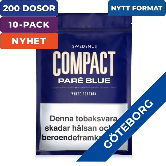 10-Pack Paré Blue Compact 400 White Portion