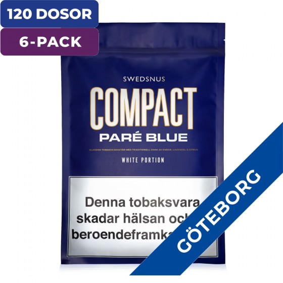 6-Pack Paré Blue Compact 400 White Portion