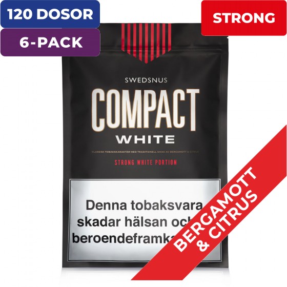 6-Pack White Strong Compact 400 White Portion