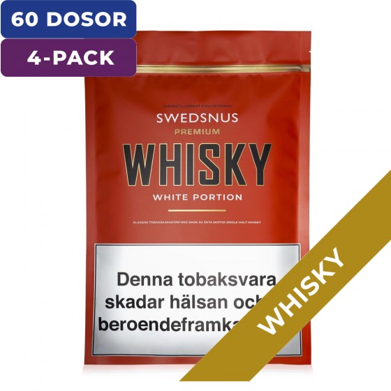 4-Pack Whisky Premium 300 White Portion