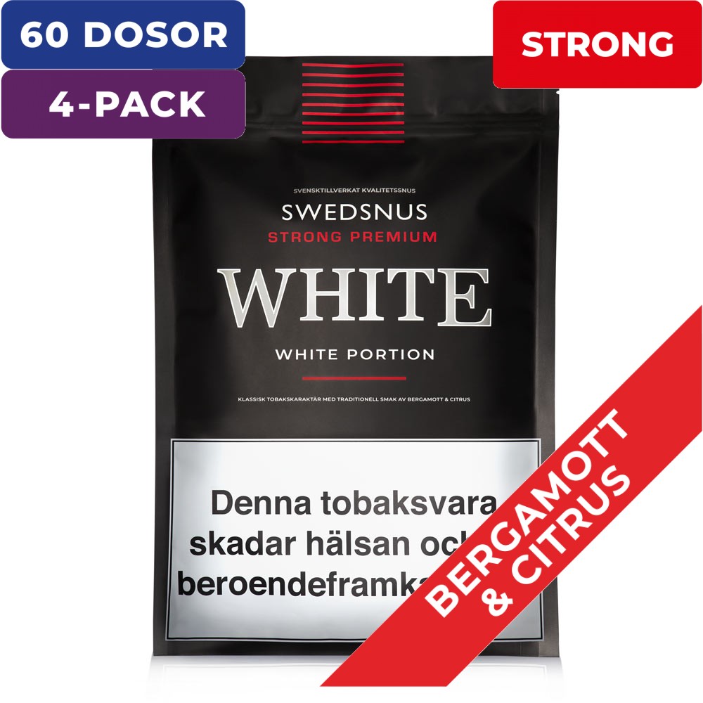 4-Pack White Strong Premium 300 White Portion 4-Pack White Strong Premium 300 White Portion