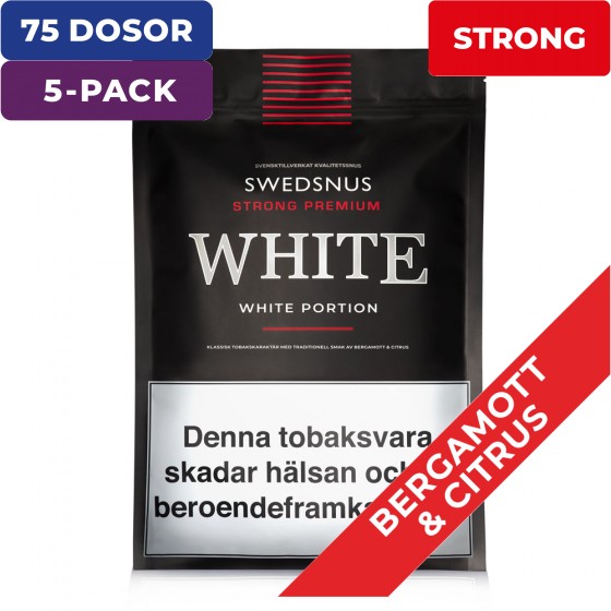 5-Pack White Strong Premium 300 White Portion