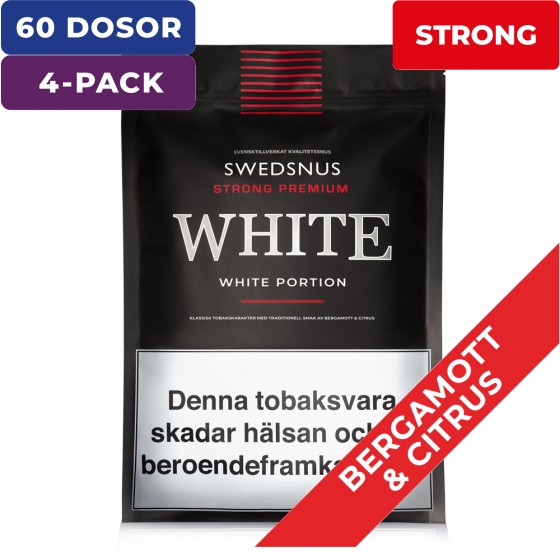 4-Pack White Strong Premium 300 White Portion