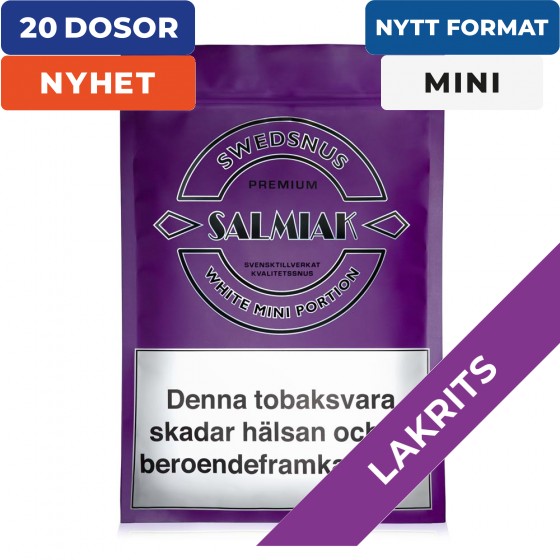 Salmiak Mini 400 White Portion