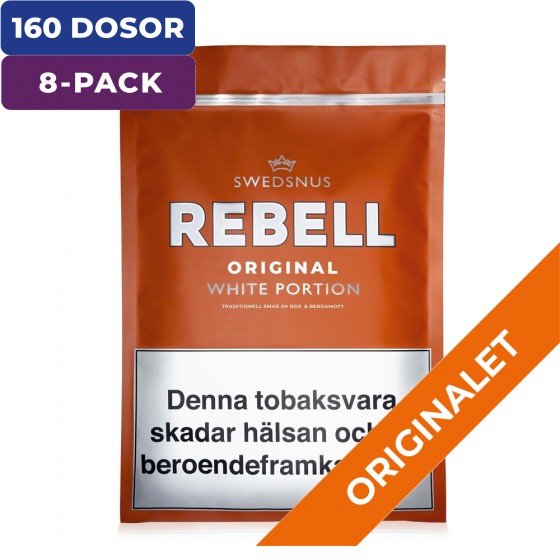8-Pack Rebell Original 400 White Portion