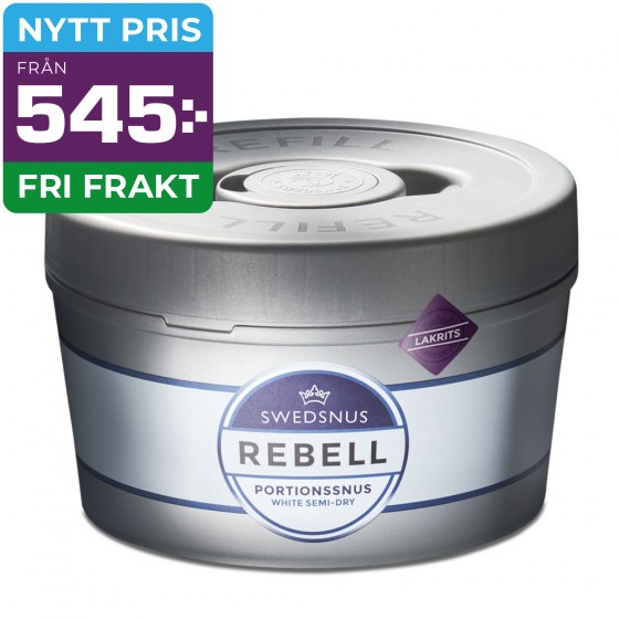 Rebell Lakrits 1000 Portionssnus