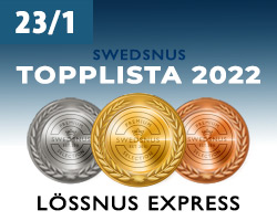 Topplistan 2022 - Lössnus Express